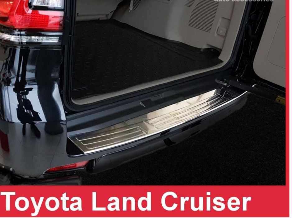Накладка на задній бампер Toyota Prado 150