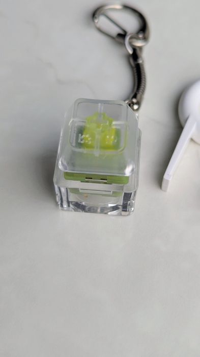 Брілок клавіша свіч зелений