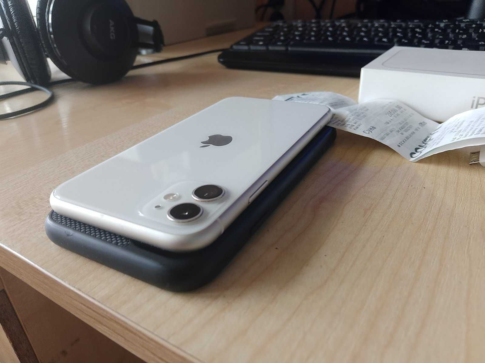 Apple iphone 11 64 gb білий, 92% акб :)