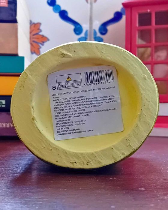 Vela em Copo Bambu Verde – Citrina Repelente de Insetos