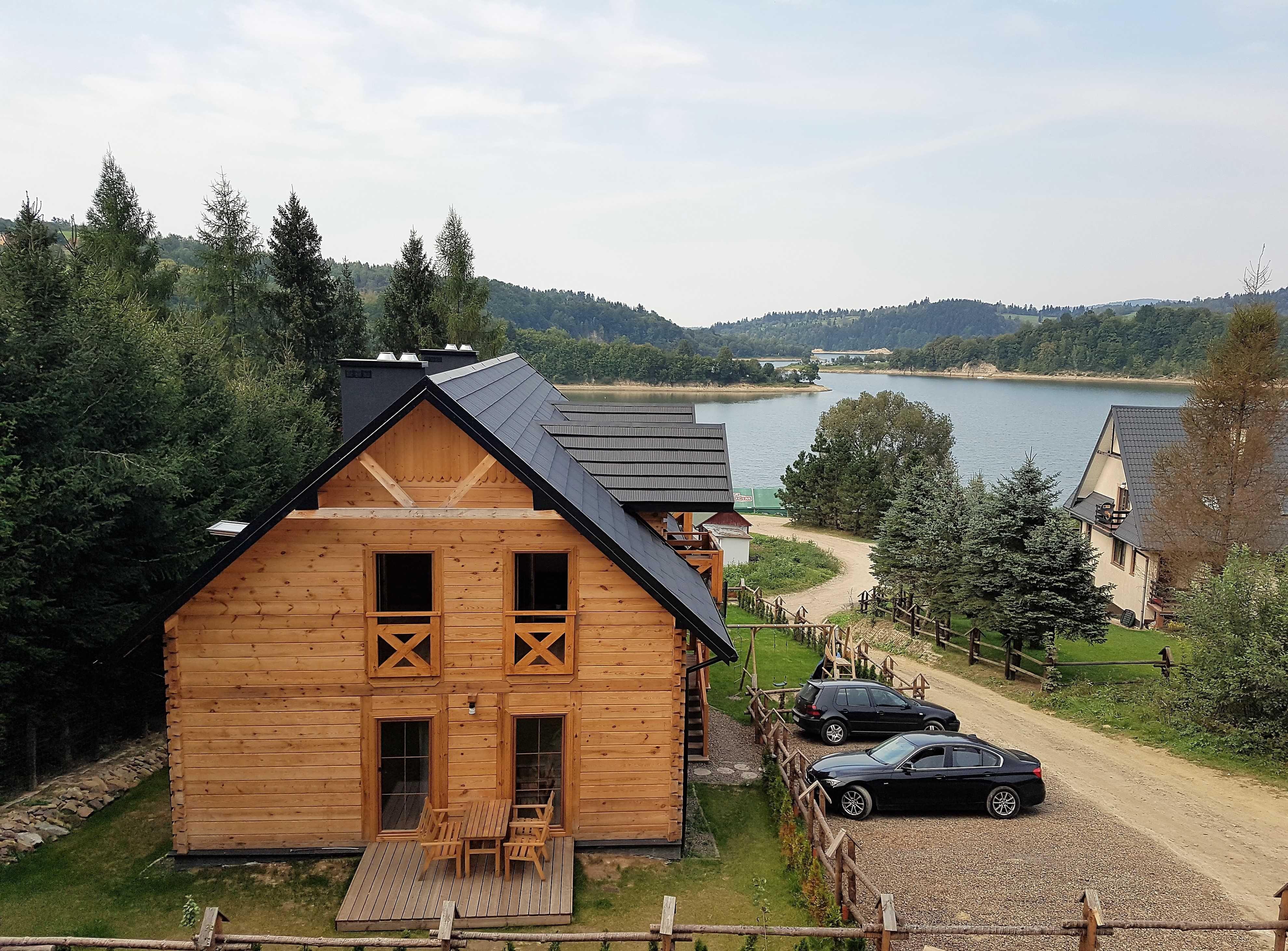 Pokoje i apartamenty w dom z bali nad jeziorem Solina Bieszczady domek