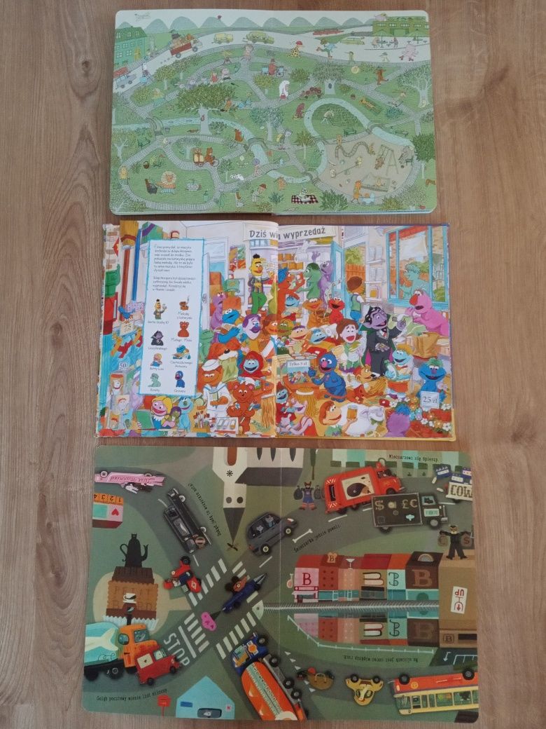 Książki obserwacyjne książeczki Mamoko Elmo