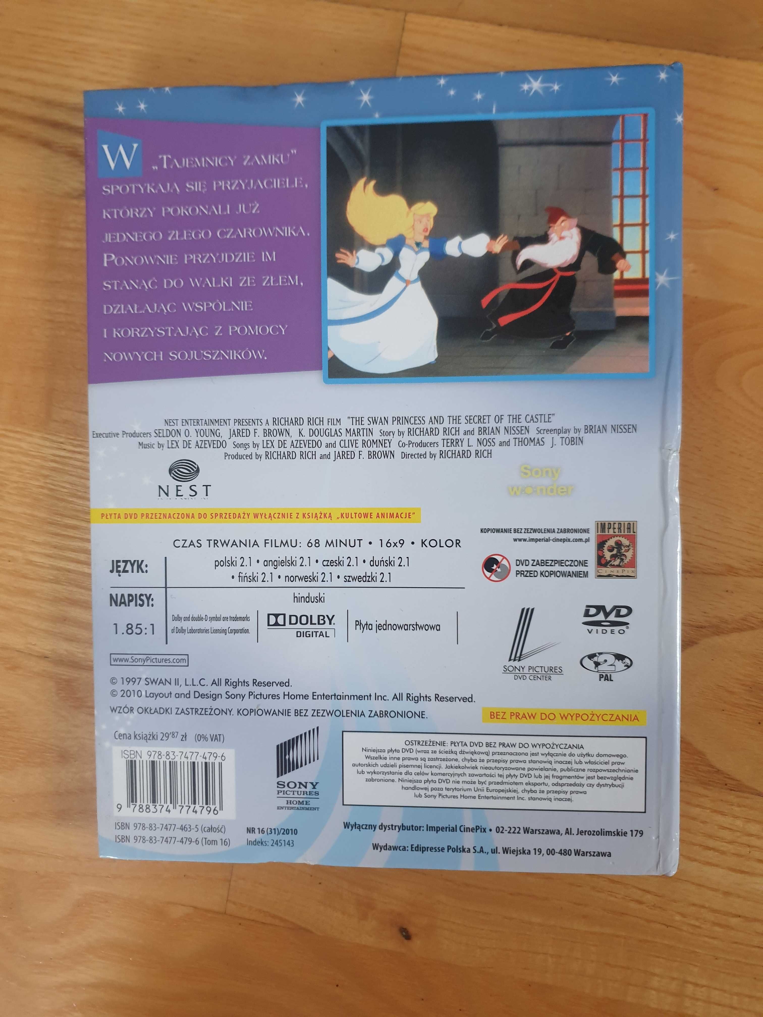 Bajka na DVD Księżniczka Łabędzi Tom 16 Kultowe Animacje