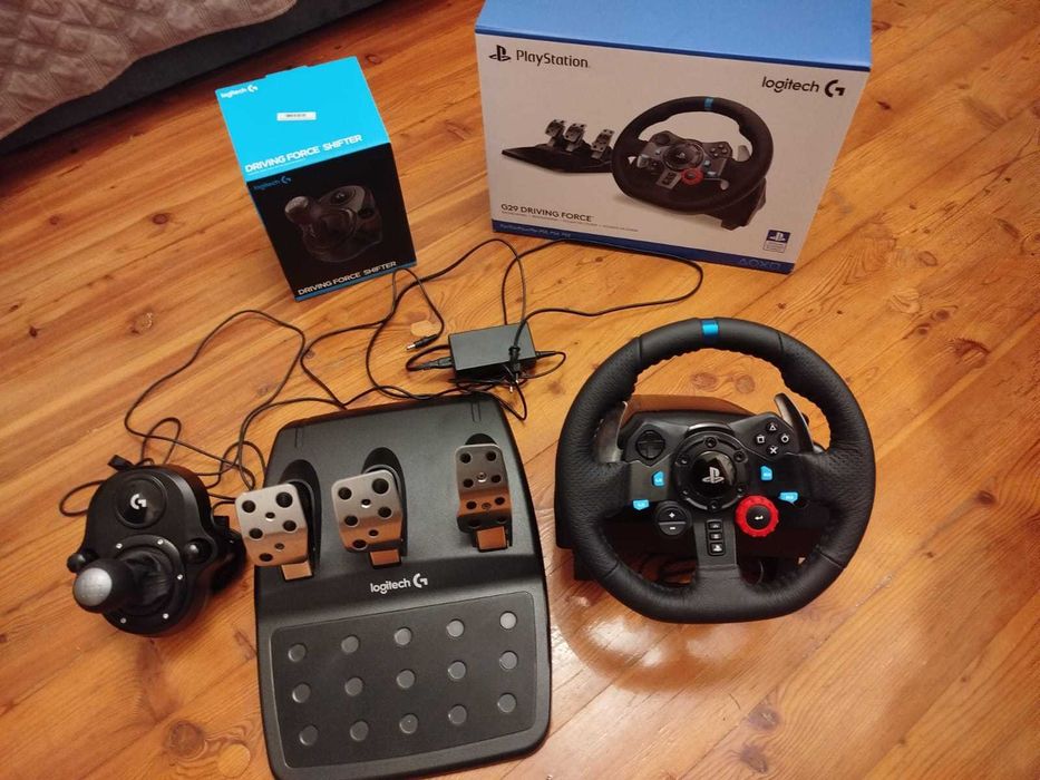 zestaw logitech G29 + driving force shifter+ gwarancja