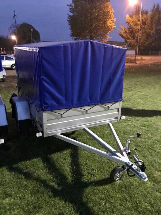 Nowa Przyczepa Samochodowa Rydwan 200cm x 130 cm z plandeką RATY !