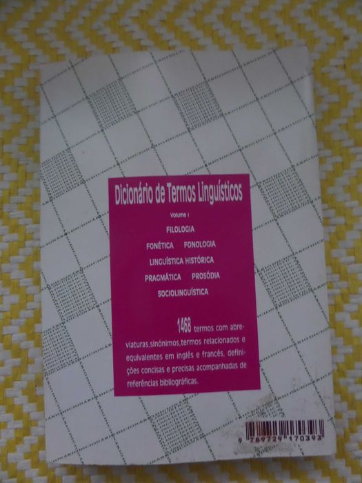Dicionário de termos linguísticos – Vol. 1 Ass Portug. de Linguística,