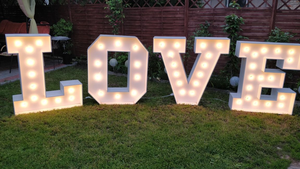Sprzedam Napis LOVE 1,2x4m. Wesele, dekoracja