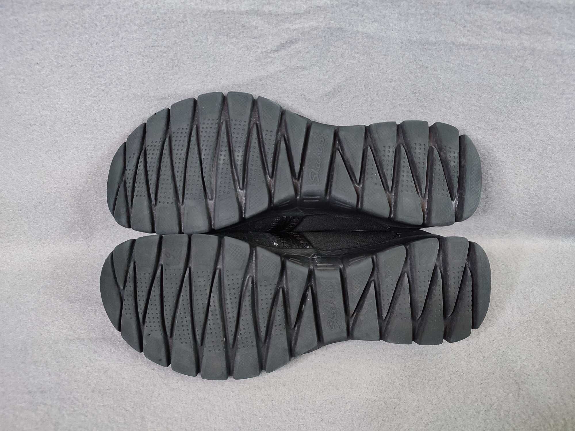 Женские черные слипоны Skechers air-cooled memory foam 37р. (24 см)