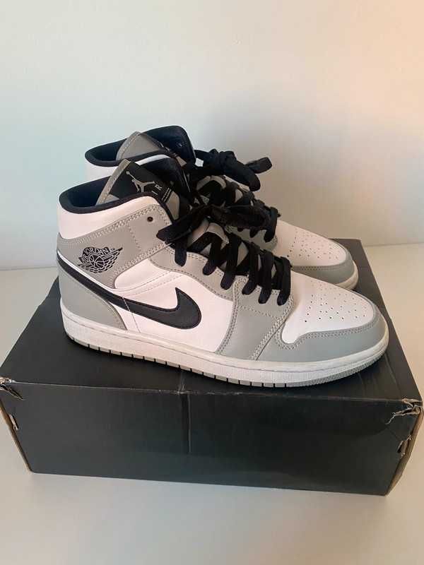 Nike  Jordan 1 Mid Light Smoke Grey 39