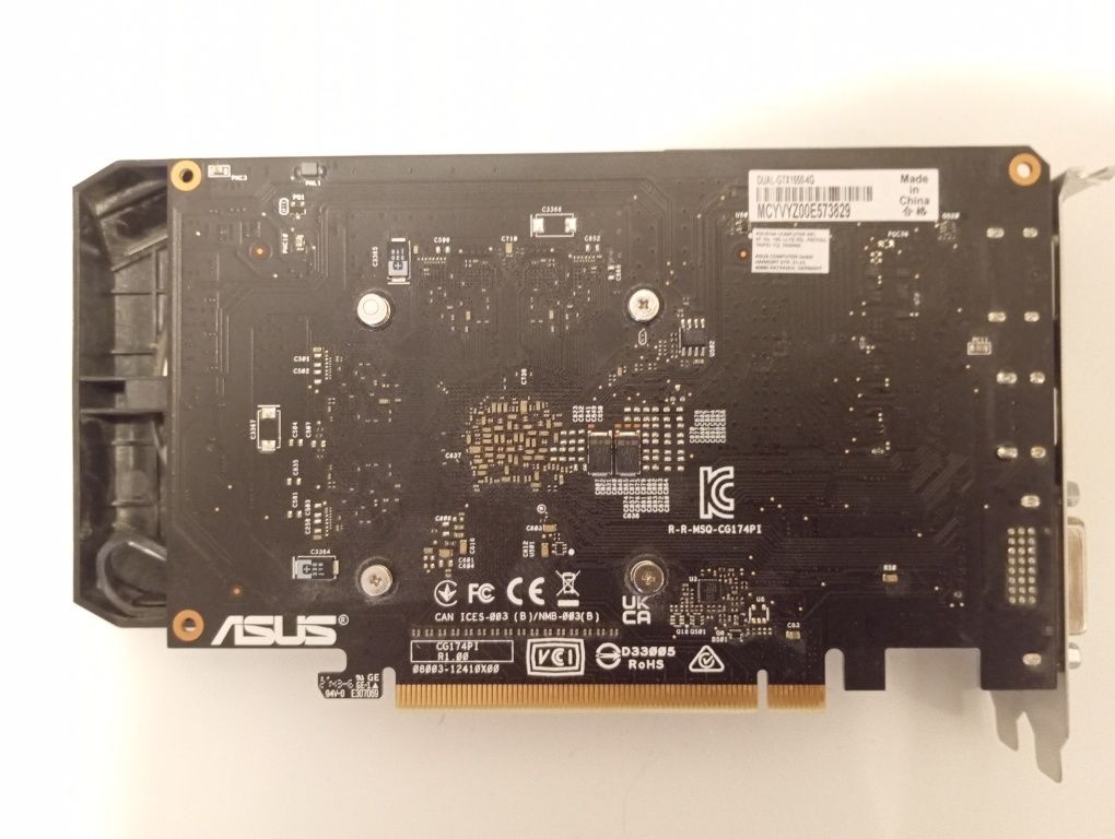 Відеокарта Asus geforce gtx 1650 dual 4096mb