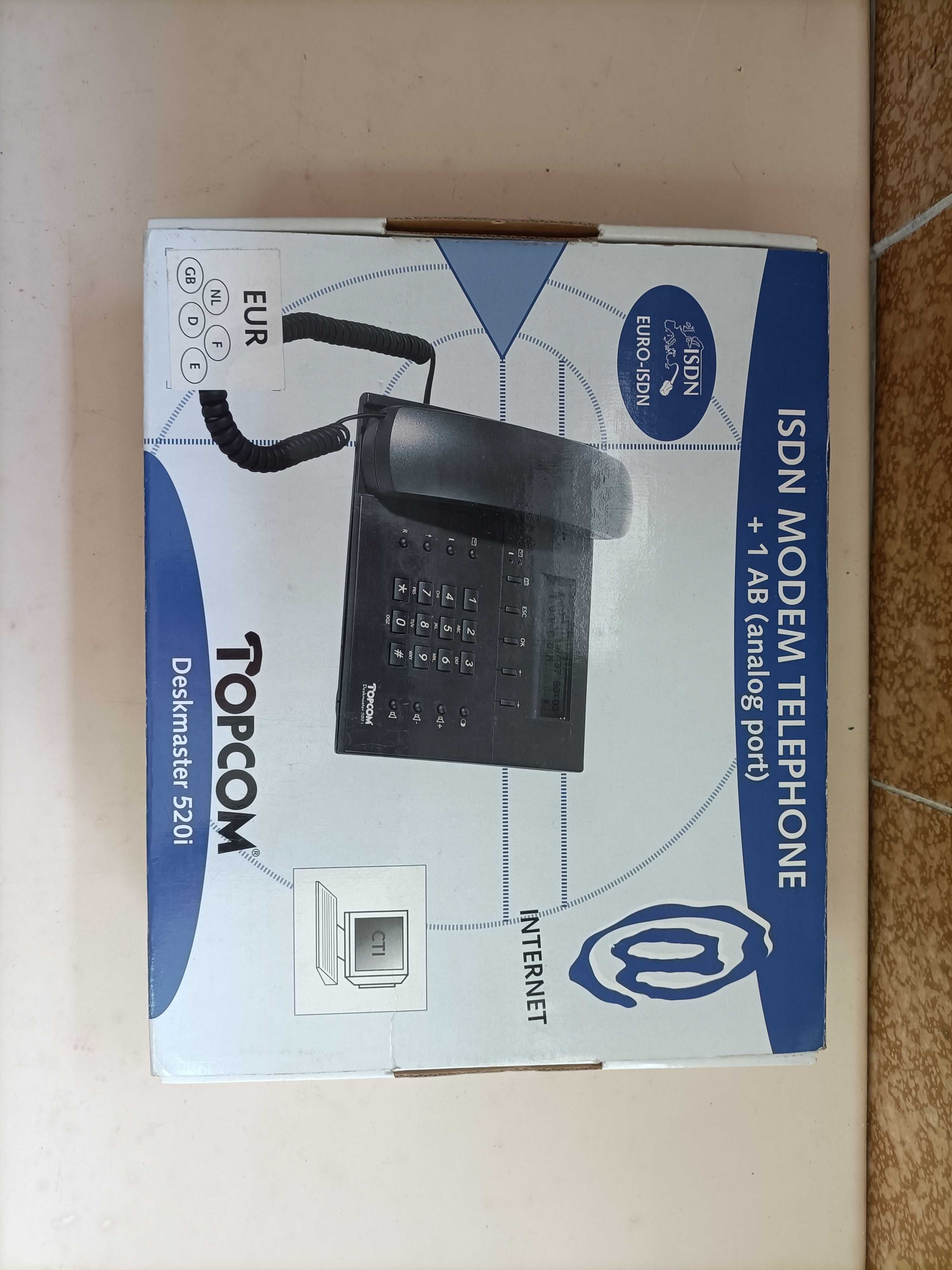 Telefone ISDN RDIS Topcom Deskmaster 520i como novo