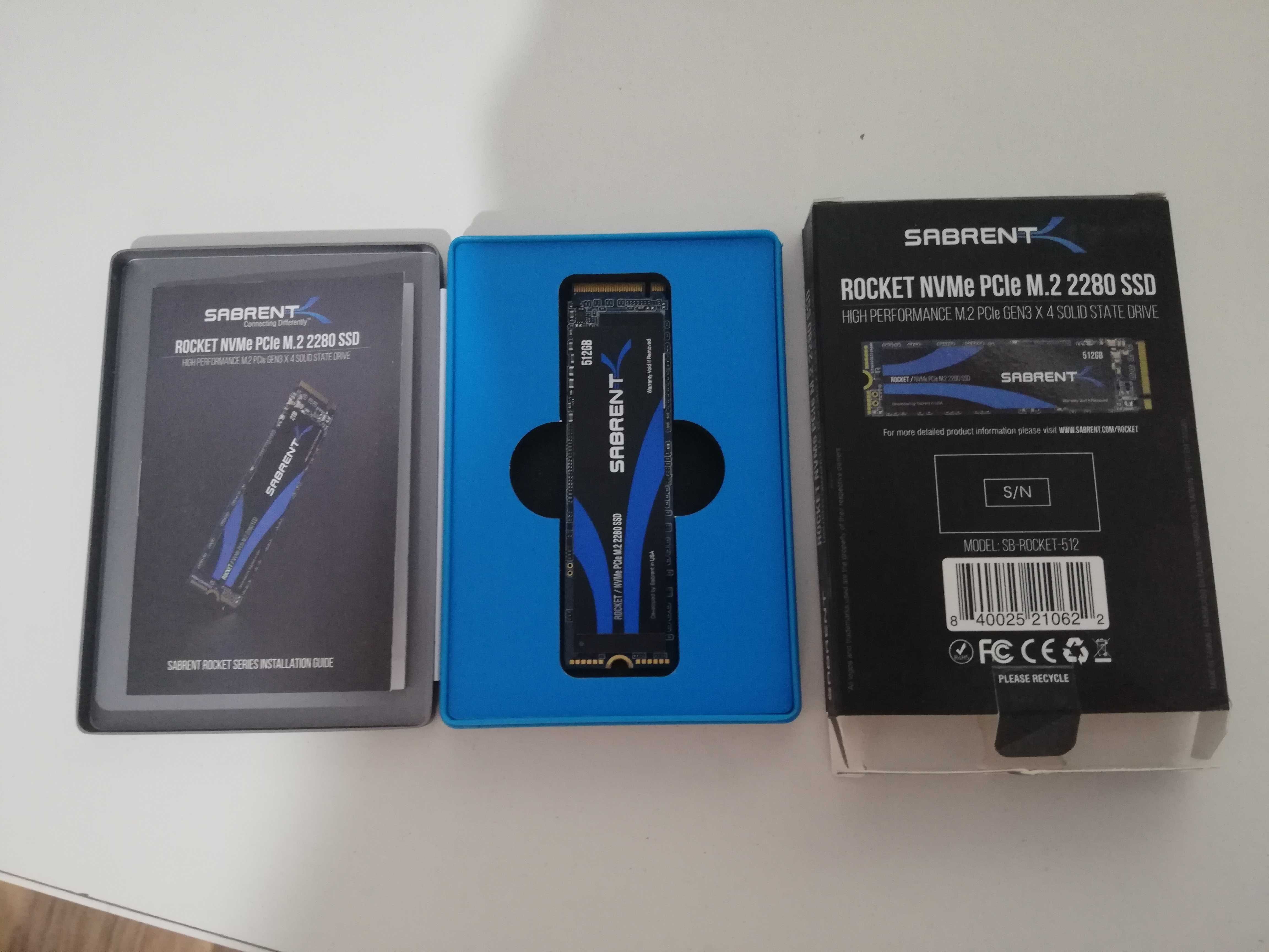 Dysk SSD 512 GB SABRENT Rocket NVMe 2280