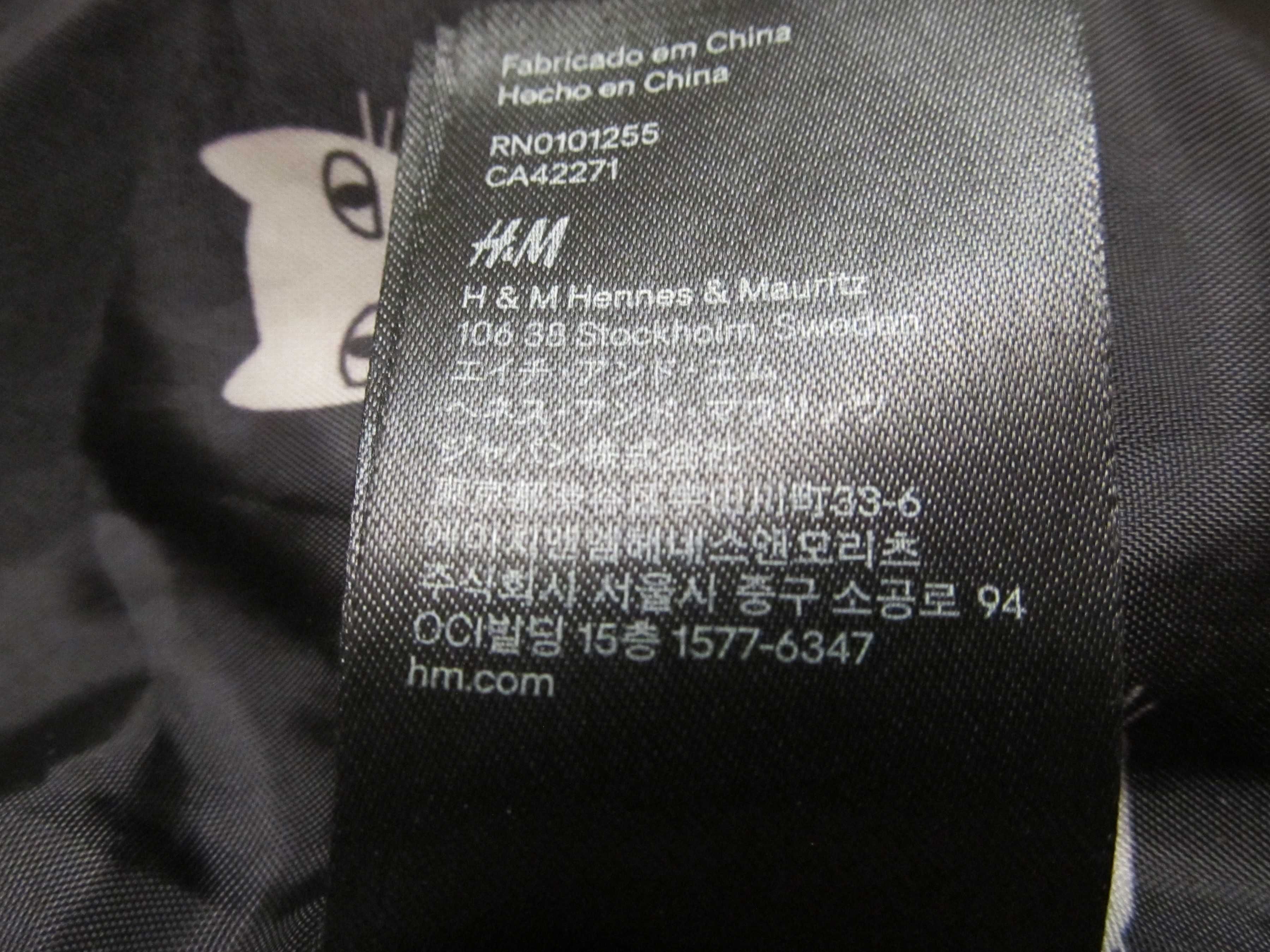 H&M кожаный жилет косуха 13-14 лет/164 см