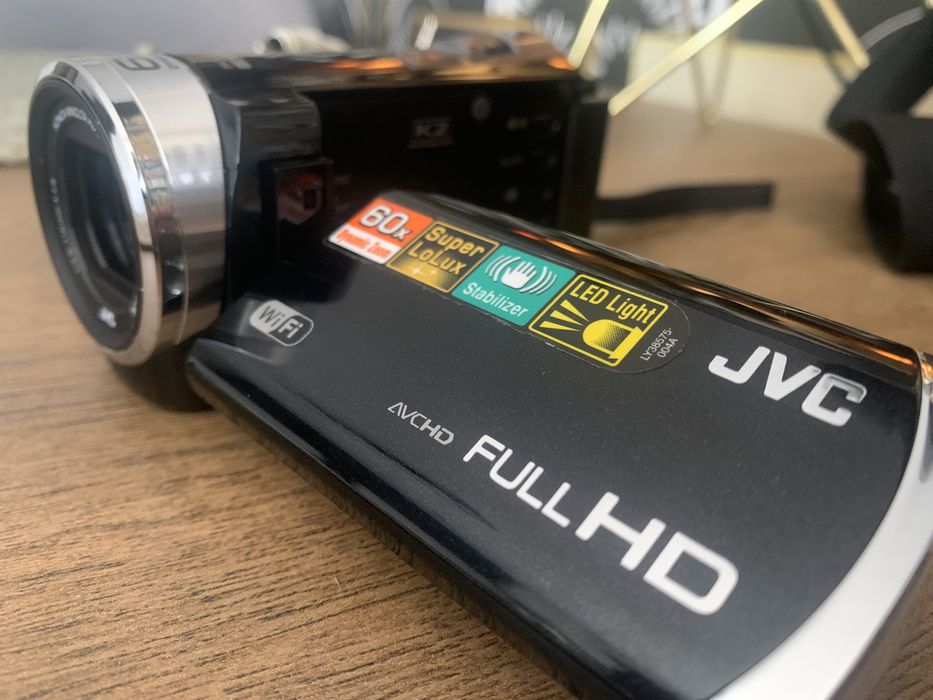 Kamera JVC Everio GZ-EX315BE 60x/SD16GB/Wifi/Peen/Komplet!