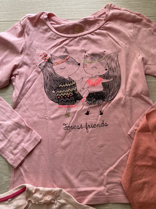 Bluzka koszulka 4 szt. rozm. 128 Topolino smyk