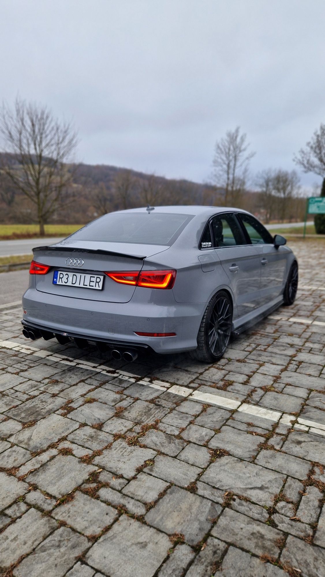 W idealnym stanie AUDI a3/s3 8v sedan quattro nardo grey 400km