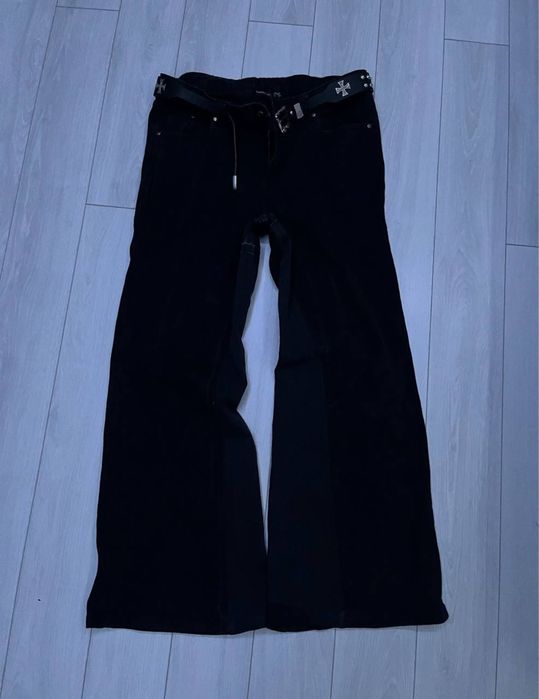 Flared jeans black