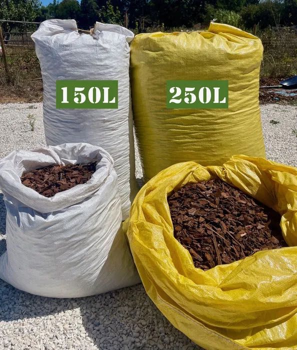 Pine Bark Mulch/ Casca de Pinheiro - BigBag ou Granel -  (Delivery)