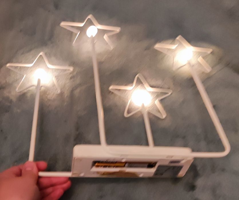 Lampki świecznik ozdoby Boże Narodzenie Ikea święta