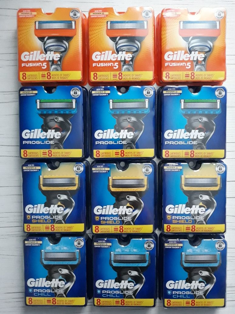 Gillette Fusion proGlide, USA, США ,Power. fusion