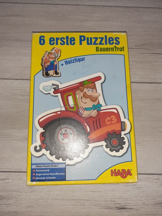 Pierwsze puzzle Na wsi Haba 6 erste Puzzles Haba