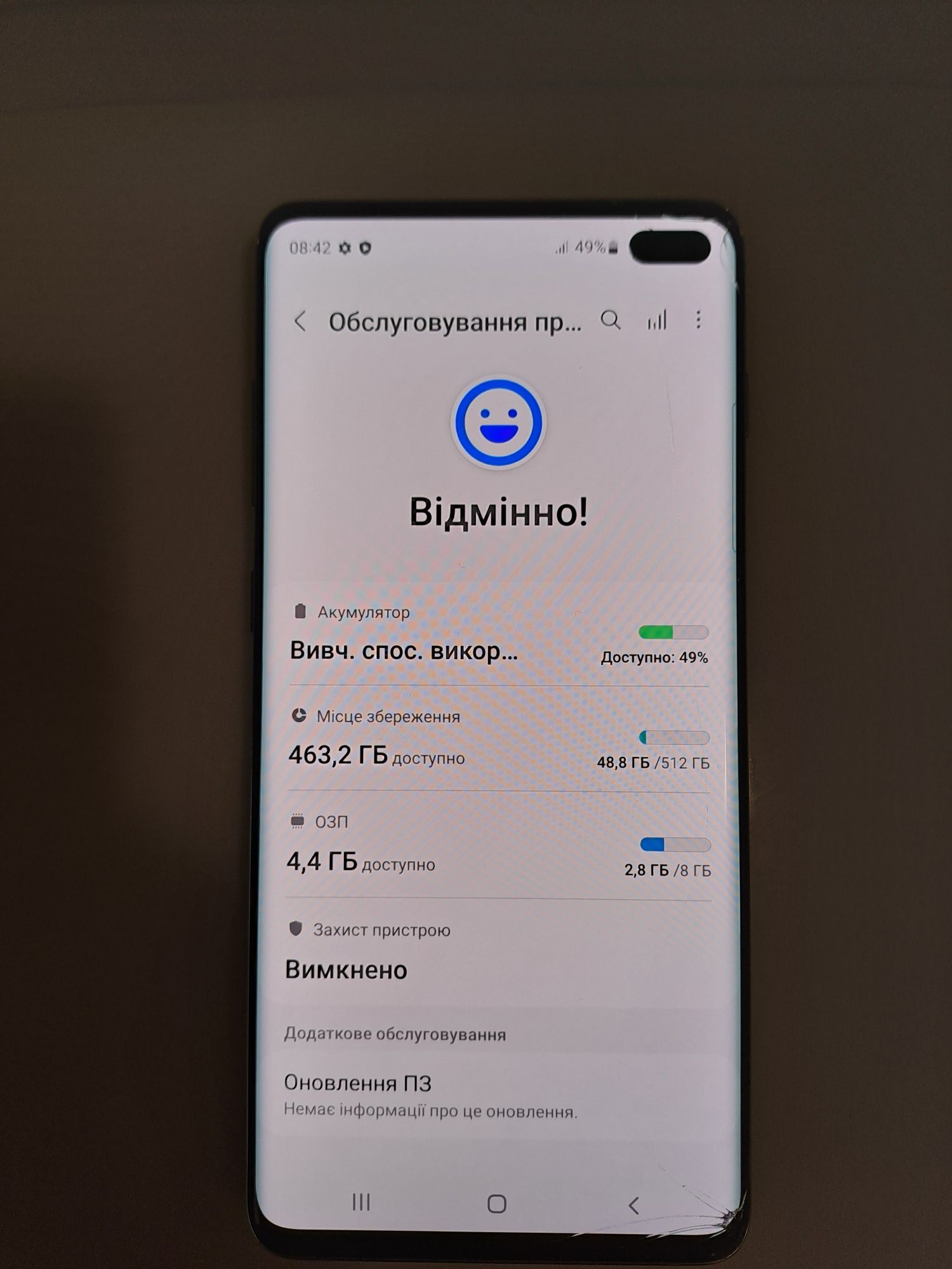 Надійний смартфон Samsung Galaxy s10+ plus 8/512gb ceramic black