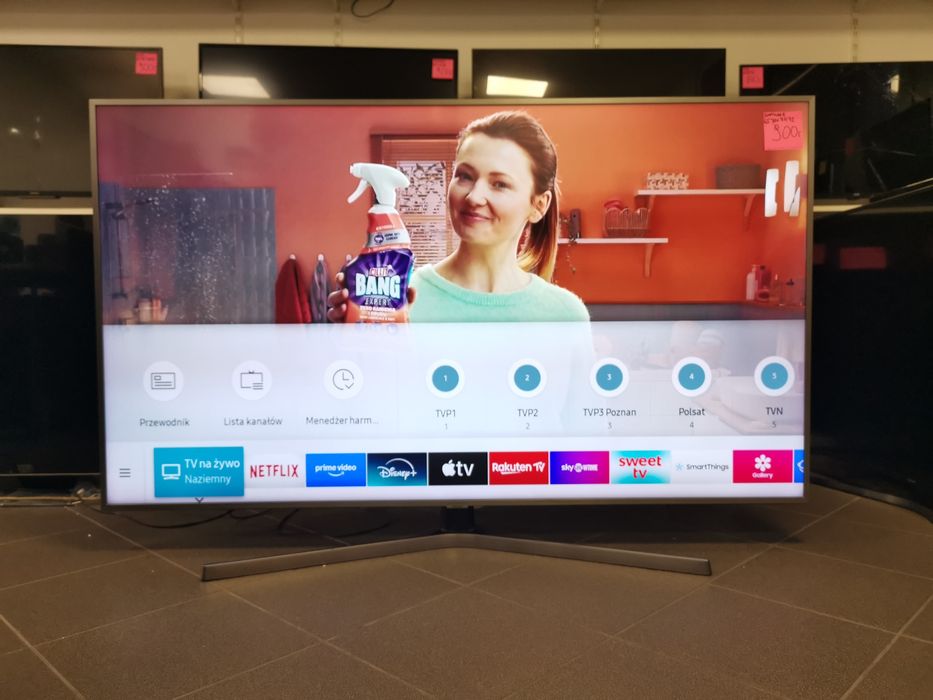 Samsung 65 cali 4K UHD hdr Smart WiFi DVB-T2 HEVC 65NU7472 WADA linie