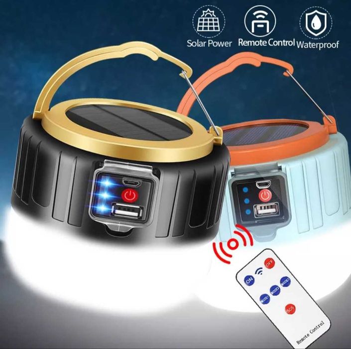 Автономний Ліхтар Світлодіодна Лампа Фонарик Акумуляторний