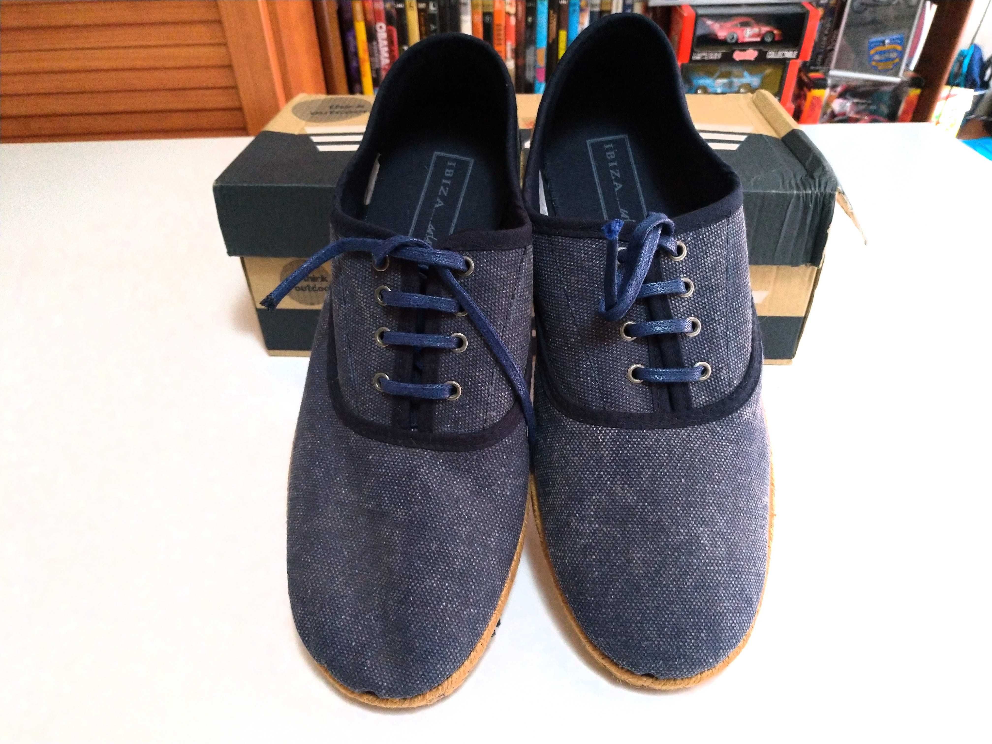 Sapatos de verão Nº41 "Ibiza Original 1961" em Ganga Azul - PVP: 25€