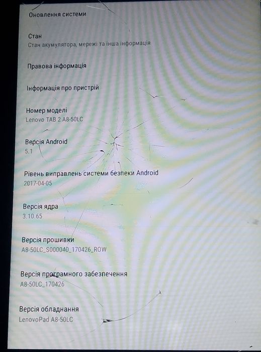 Lenovo 2017 android 5.1 13 гц чотири ядіра 1 ГБ  оперативной памяти 16