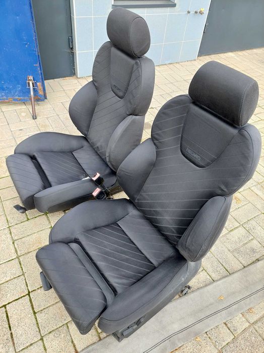 Fotele kanapa Recaro Audi S3 A3 VW Golf Bora Seat Leon materiałowe