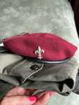 Beret bordowy ZHP ROZM. 57