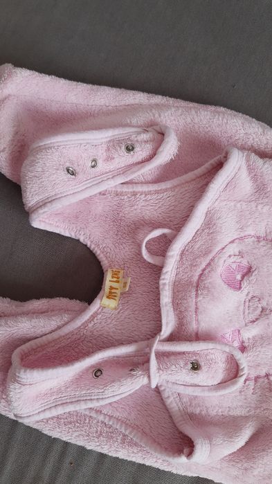 Śpioch polarowy  różowy Toty Linę r.68