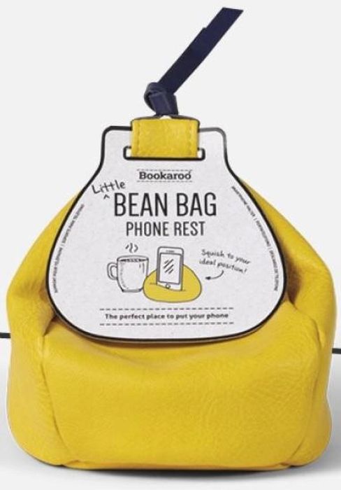 Bookaroo Bean Bag Pufa pod smartfon - żółta oprawa: folia