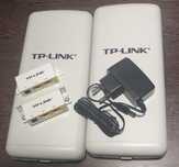 2x Punkt dostępowy TL-WA5210G + 2x TPLink Passive Adapter + Zasilacz
