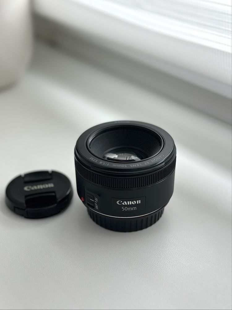 Obiektyw 50 mm 1:1.8 STM Canon