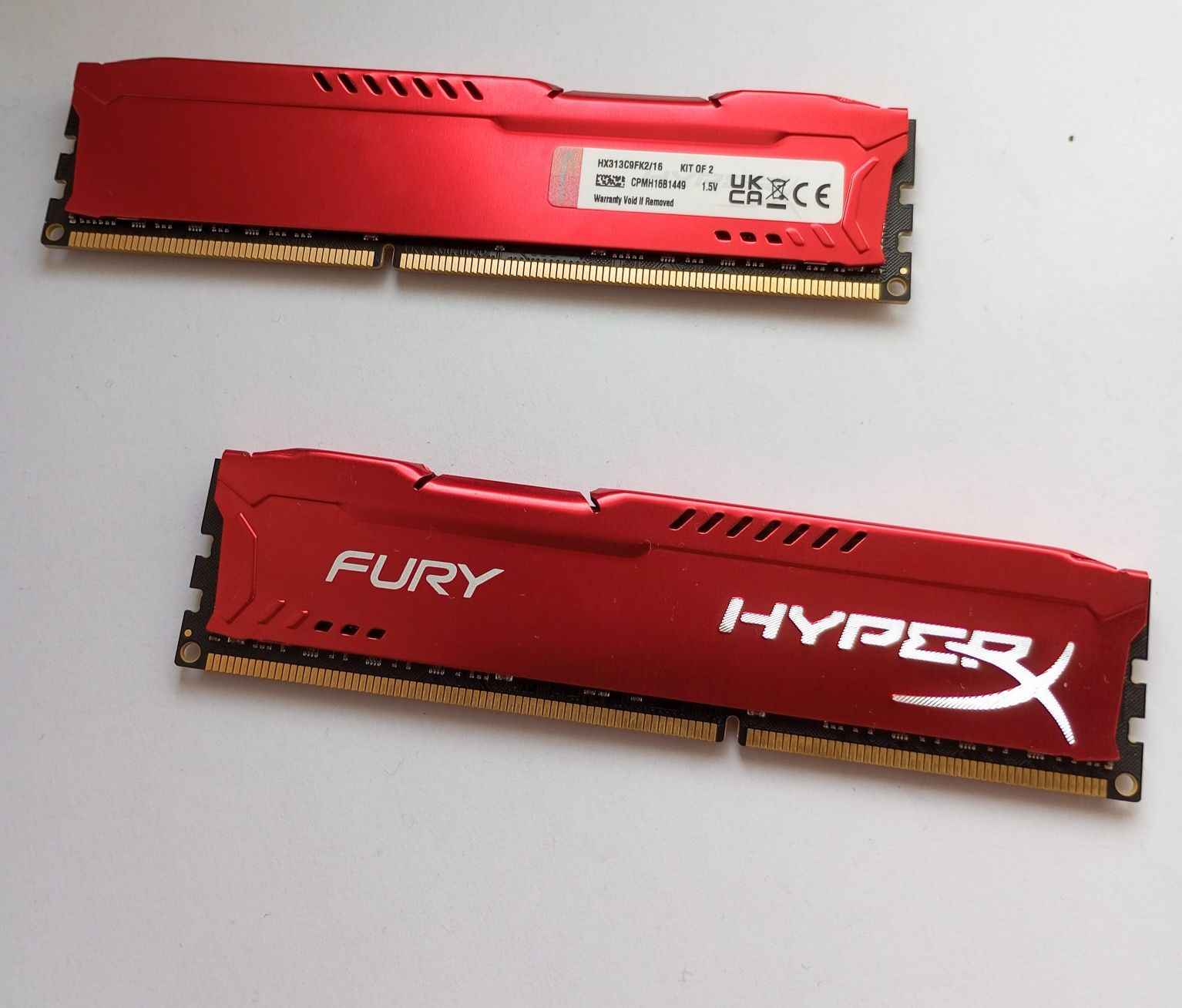 Оперативна пам'ять Kingston Fury DDR3-1333 8192MB PC3-10600