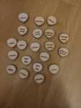 Scrapki drewno balon grawer imię 3cm 10 szt.