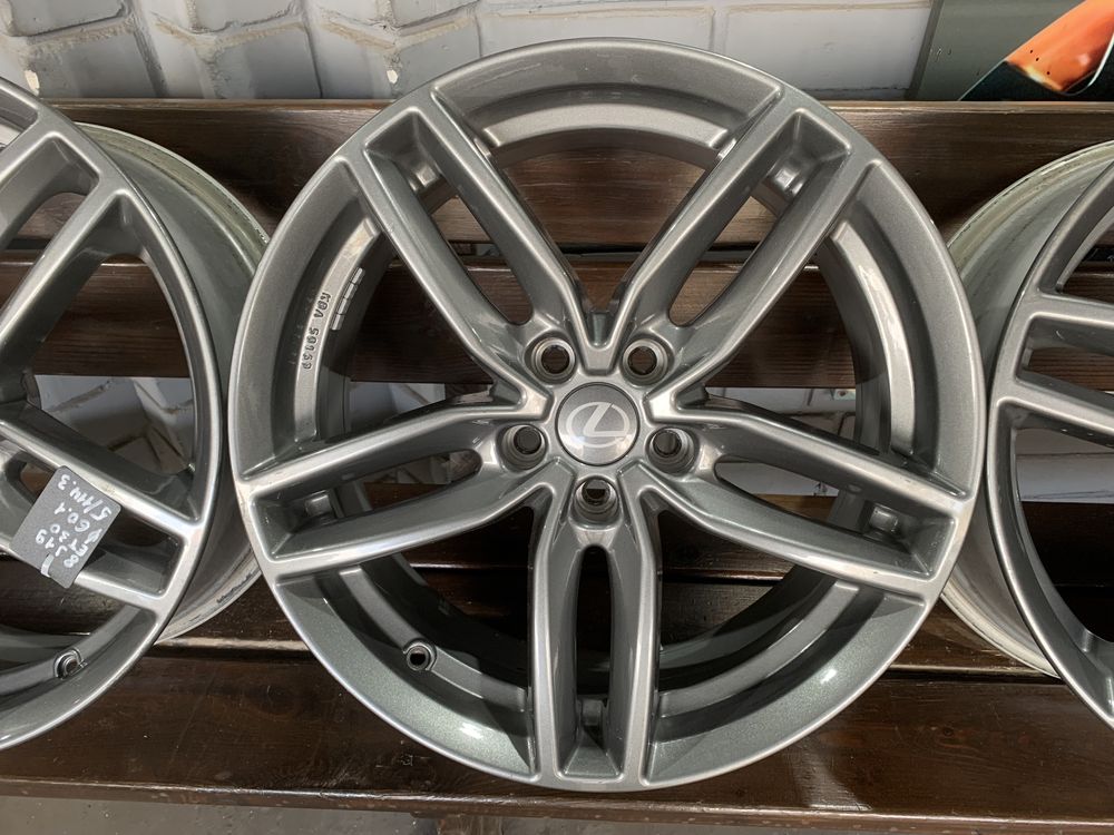 99 Немецкие оригинальные литые диски Lexus 5/114.3 R19 et30 KBA 50169