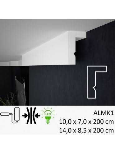 Bonie gzymsy sztukaterie listwy elewacyjne karniszowe sufitowe  ledowe