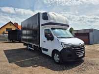Renault MASTER 9EP WINDA  DHOLLANDIA 750KG FIRANA PLANDEKA 2.3 165KM SERWIS ZADBANY 2020 PODUSZKI FV23% KLIMA WEBASTO REG. WYSOKOSCI BEZWYPADKOWY