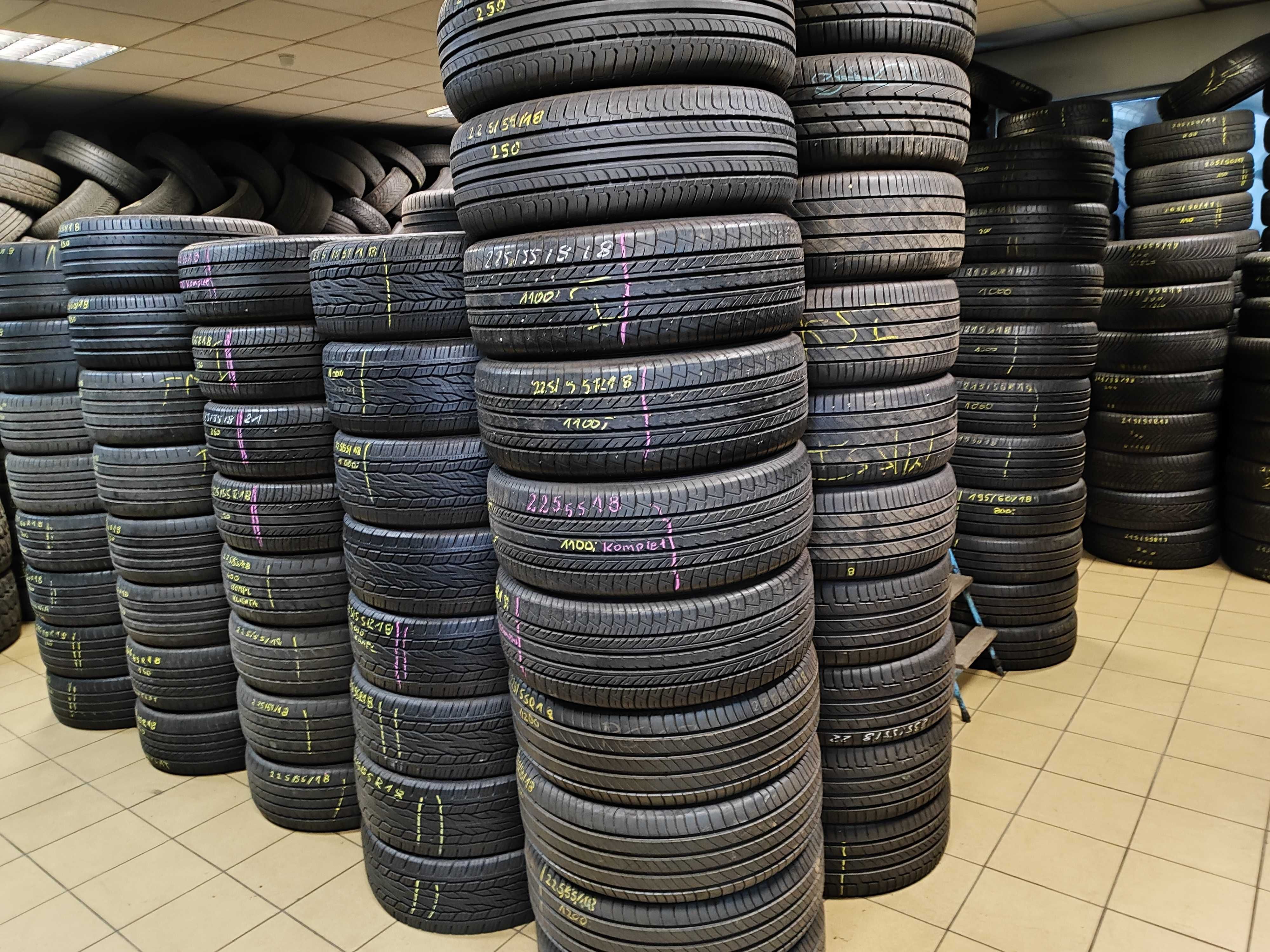 Używane opony letnie 235/55R18 100V HANKOOK VENTUS S1evo2 SUV.