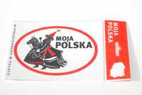 Naklejka na samochód Moja Polska lajkonik PL Kraków 10 X 15 cm