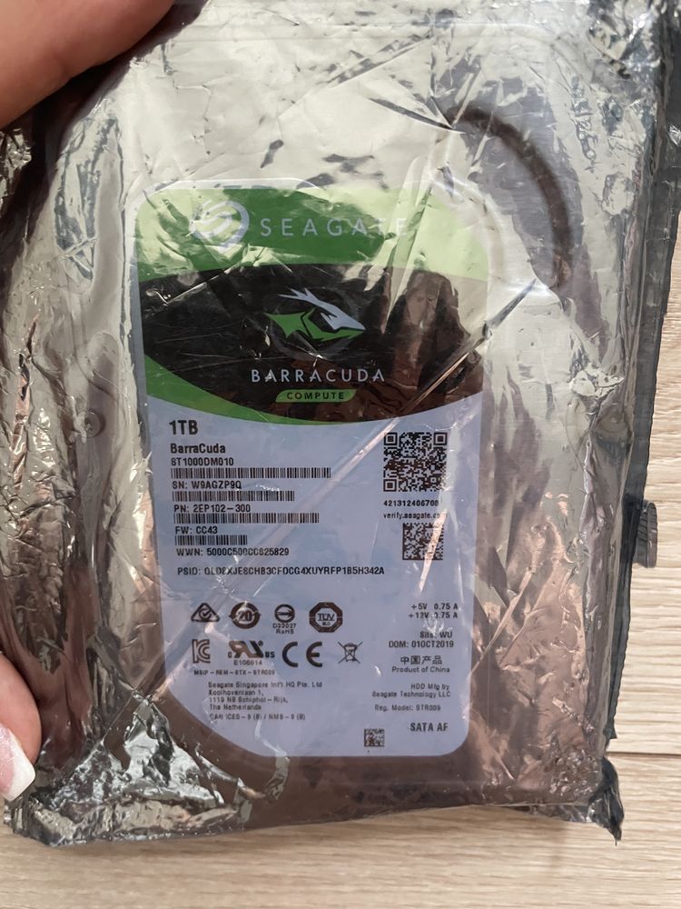 Nowy dysk Seagate BARRACUDA 1TB