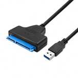 Kabel adapter dysku HDD/SSD USB 3.0 do SATA Qoltec 51855, dług. 26 cm