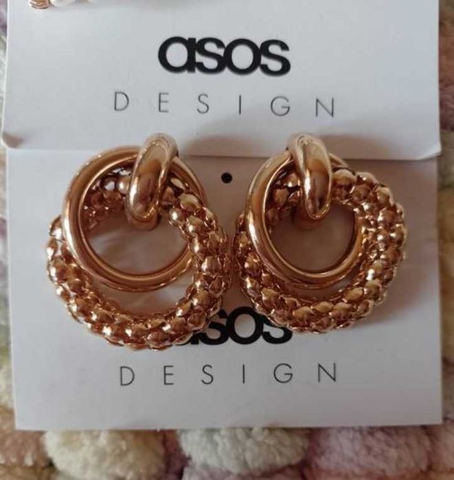 ASOS Ekskluzywne kolczyki wieczorowe z Londynu, NOWE