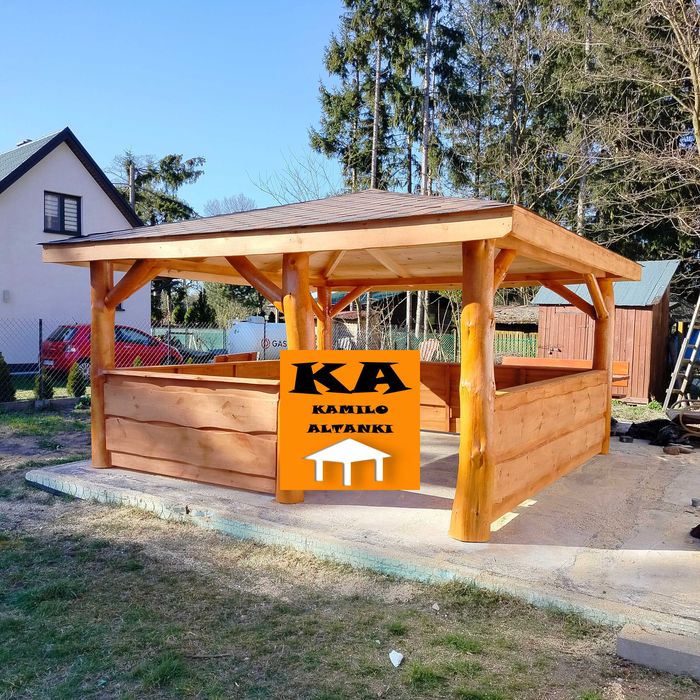 Altanka z bala Altana Altanki Altany Ogrodowa