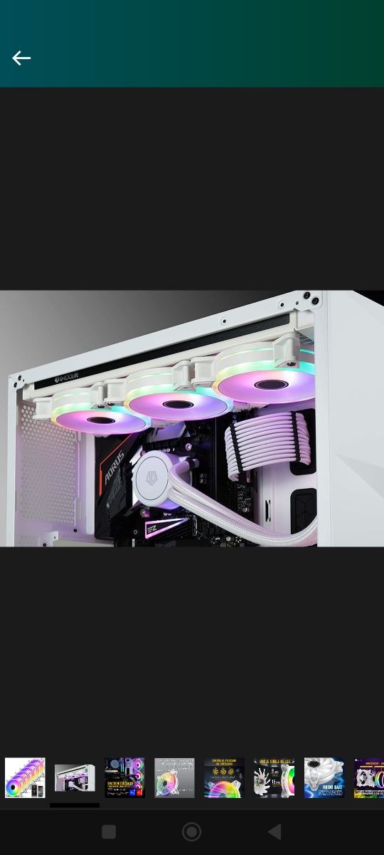 6 Fans 120 argb como novo