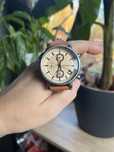 Fossil Boyfriend ES4046 zegarek skórzany brązowy skóra