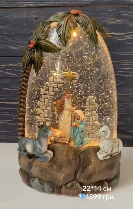 Новорічний нічник,  різдвяна ніч, вертеп